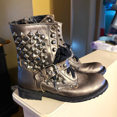 Ash women gold - ash, leather